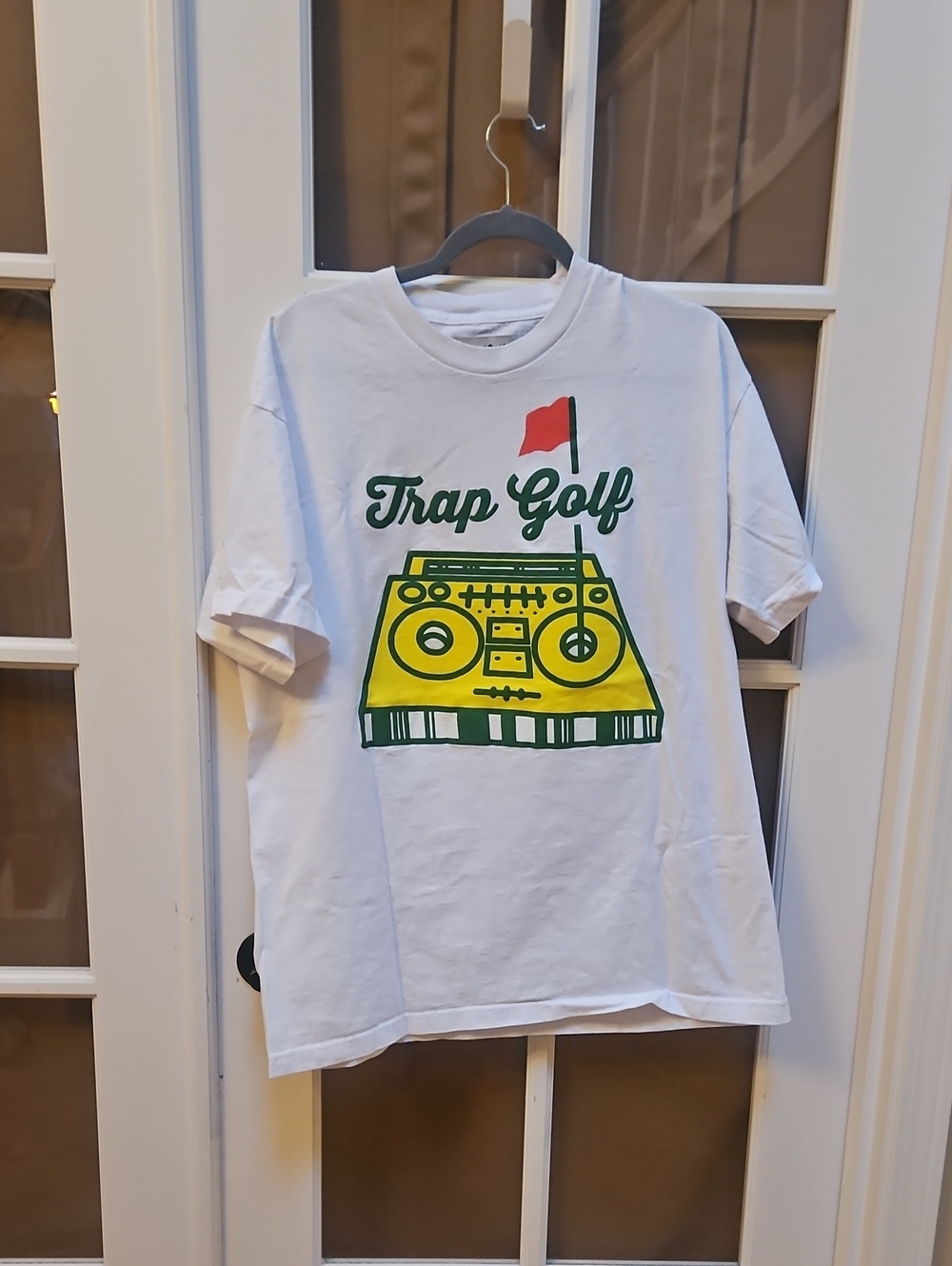 Trap Golf Xl White Graphic Tee